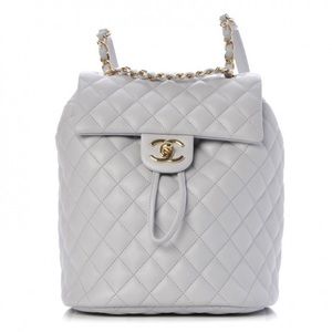 Chanel Urban Spirit Backpack Small, Shearling With Quilted